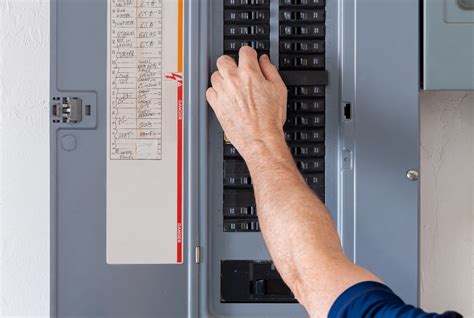 checking electrical and breaker box|test breaker in panel.